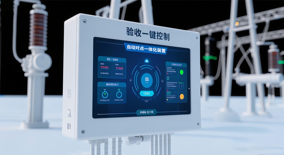 验收一键顺控及自动对点一体化妆置